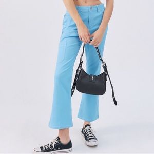 NWT BDG Lia Twill Contrast Stitch Flare Pant